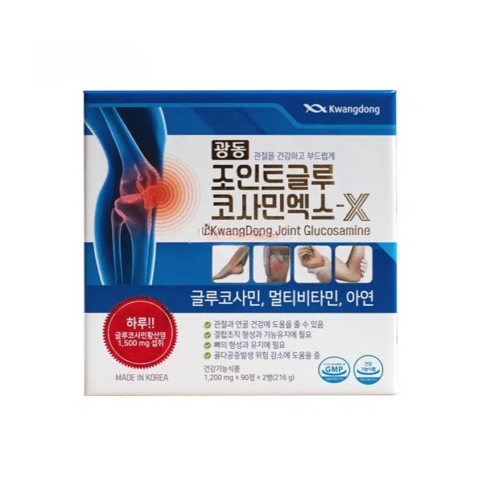 Viên Bổ xương GlucosaminX Kwangdong 180v